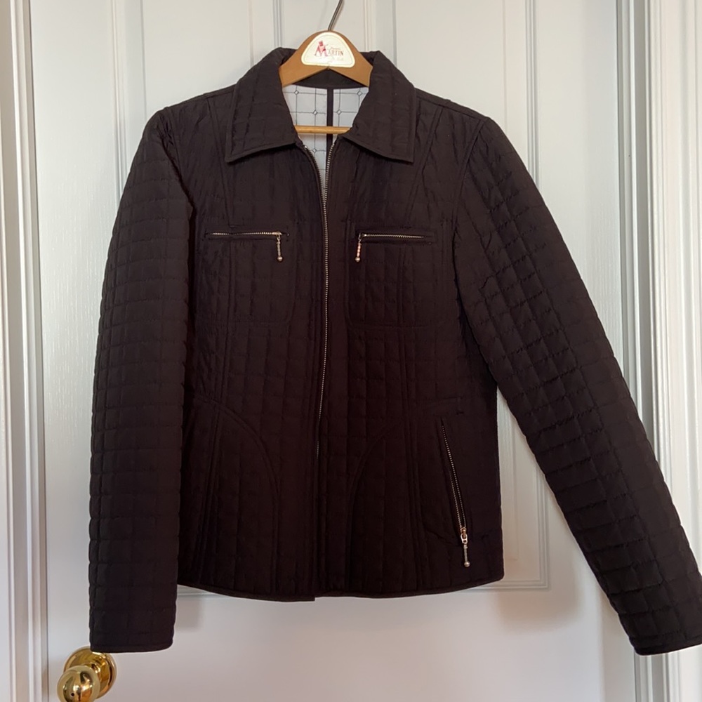 Women’s Jones New York Quilted Reversible Jacket, size medium